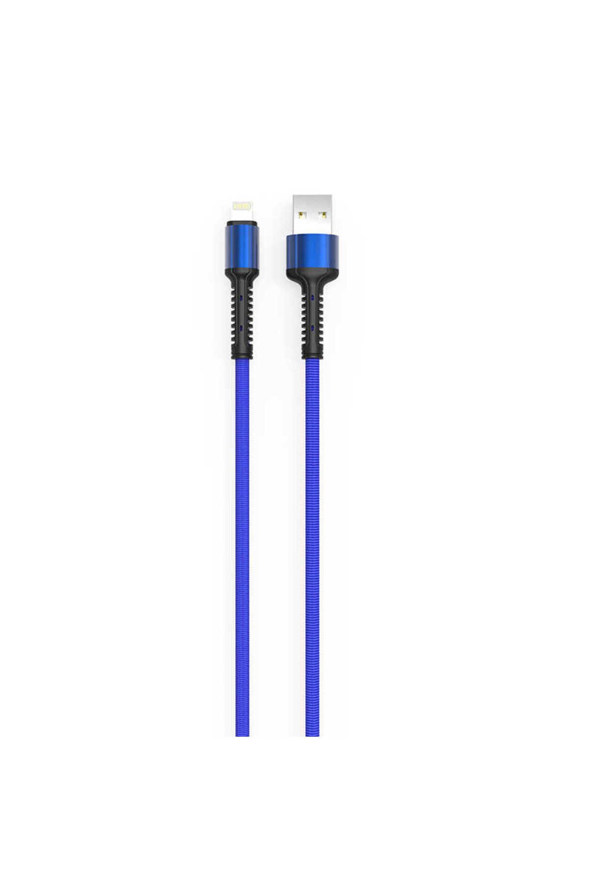 Kırmızı LS64 Lightning Usb Kablo-BSAY Mavi