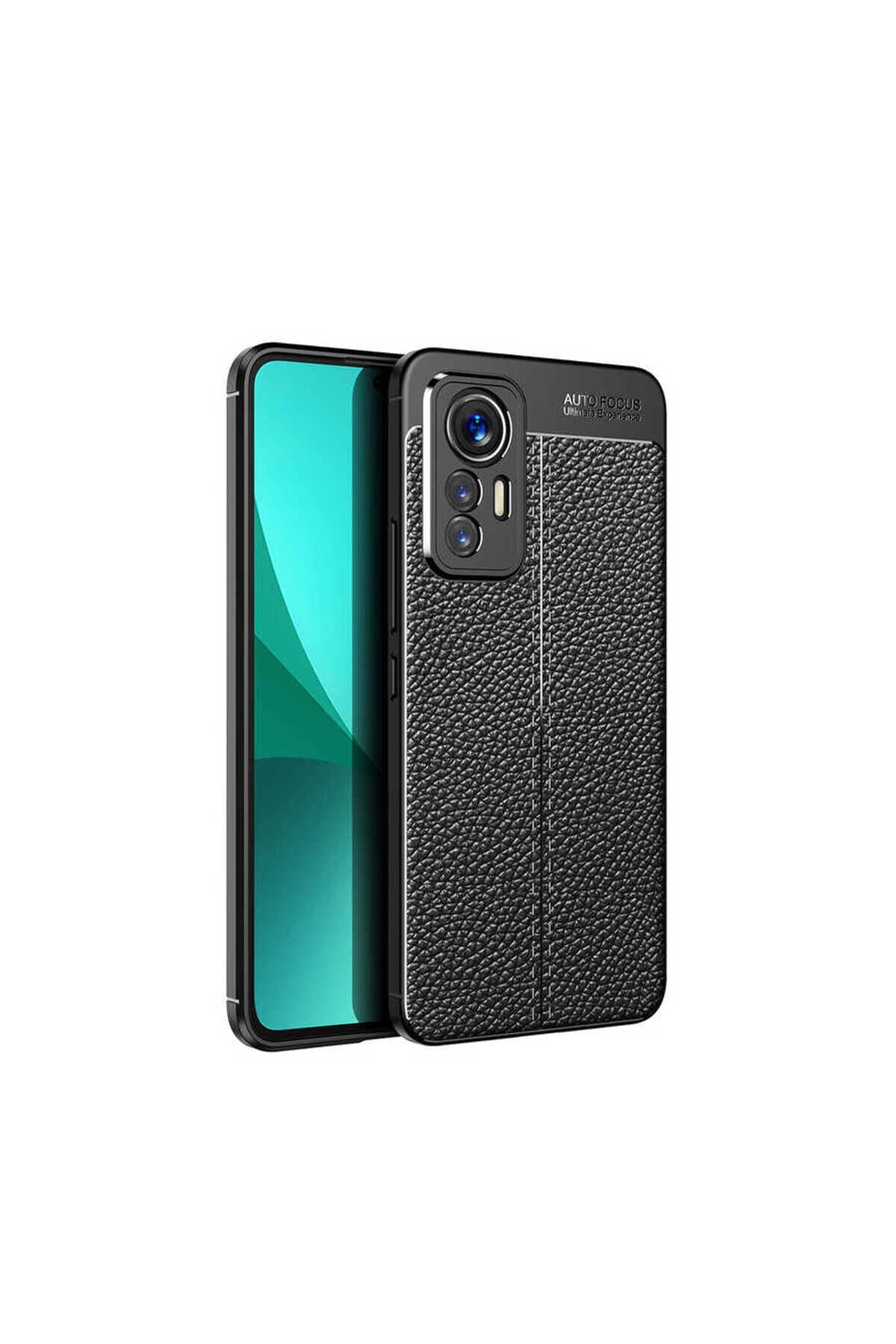 Mi 12 Lite Kılıf BSAY Niss Silikon Kapak - Siyah Siyah