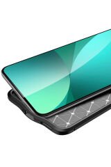 Mi 12 Lite Kılıf BSAY Niss Silikon Kapak - Siyah Lacivert