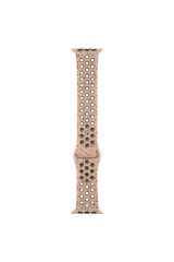 Watch 42mm Kordon Yeni Seri 2023 KRD-02 Uyumlu Strap Kayış BSAY- Turuncu Lacivert