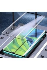 Mi Note 10 Zore Süper Pet Ekran Koruyucu Jelatin - Siyah