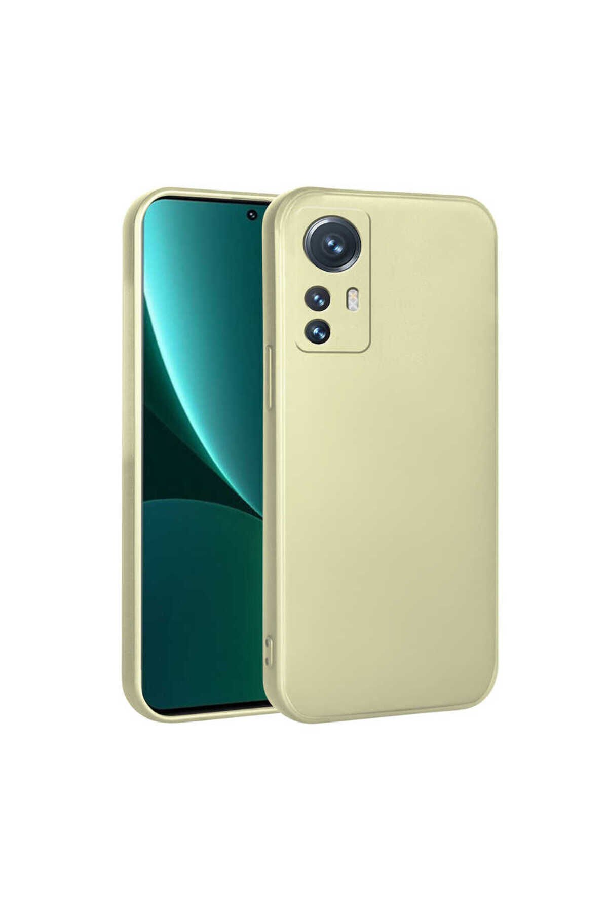 Mi 12 Lite Kılıf BSAY Premier Silikon Kapak - Saks Mavi Gold