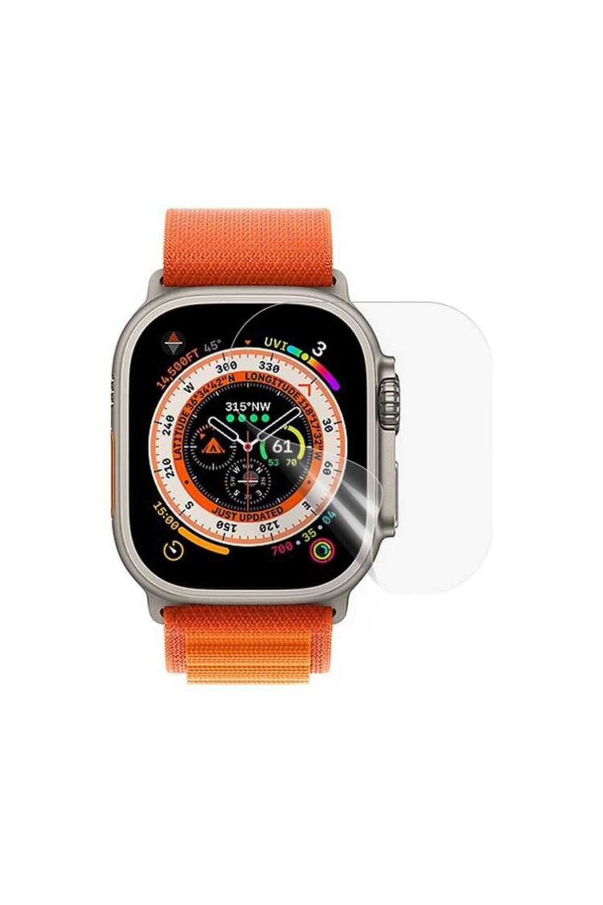 Watch Ultra 49mm BSAY Narr Tpu Body Ekran Koruyucu - Renksiz Şeffaf