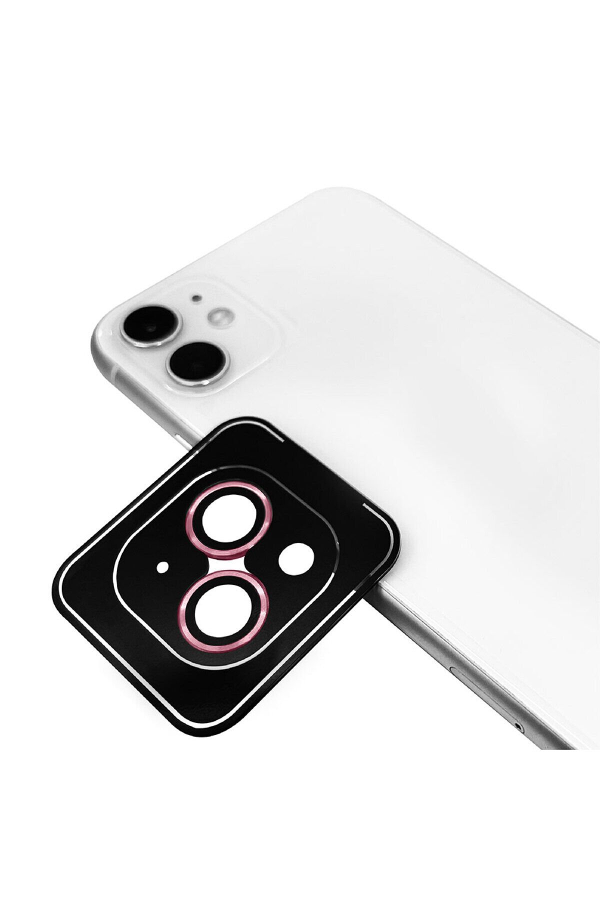 iPhone 12 Mini Uyumlu BSAY CL-09 Kamera Koruyucu-Rose Gold