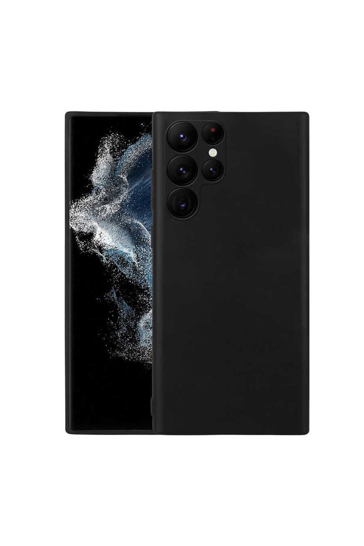 Galaxy S22 Ultra Uyumlu BSAY Mara Lansman Kılıf-Siyah Siyah