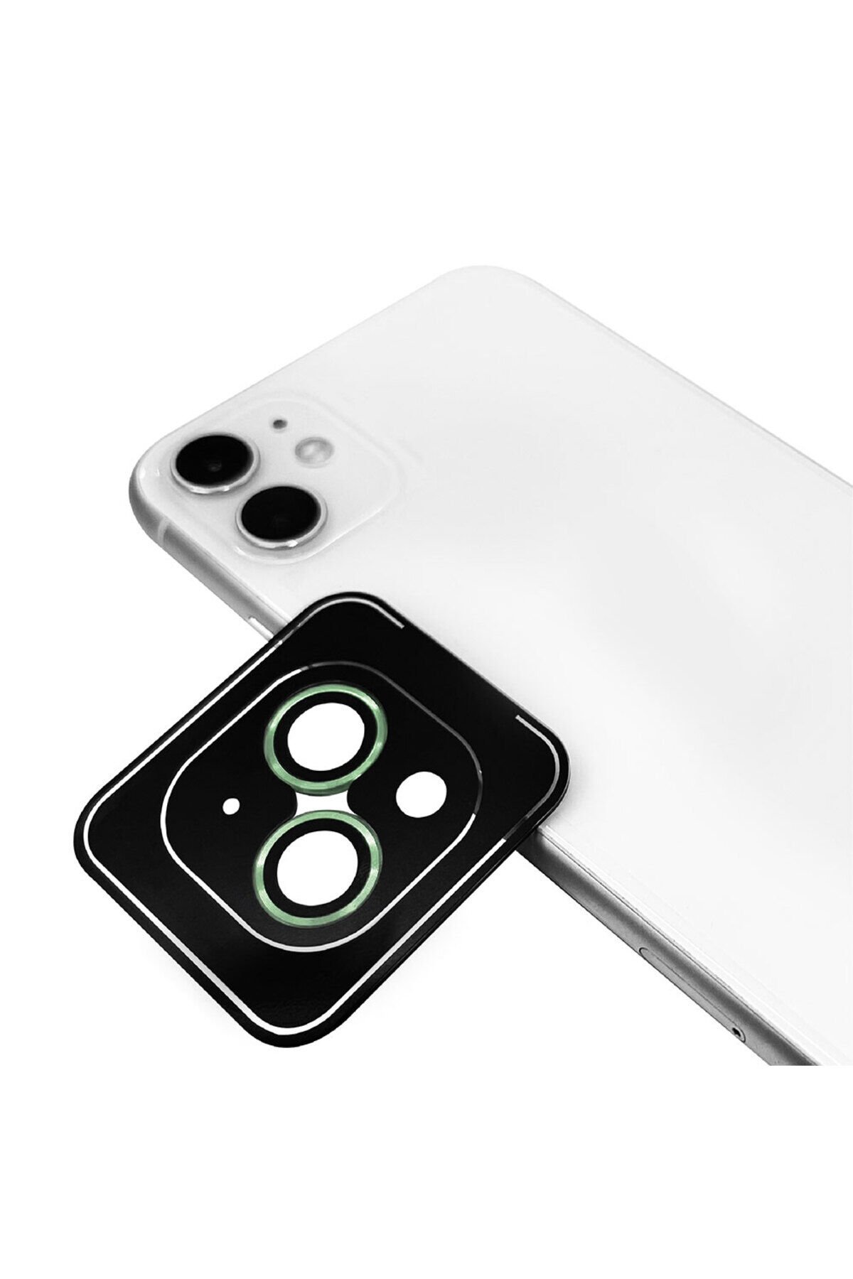 iPhone 13 Uyumlu BSAY CL-09 Kamera Koruyucu-Açık Yeşil