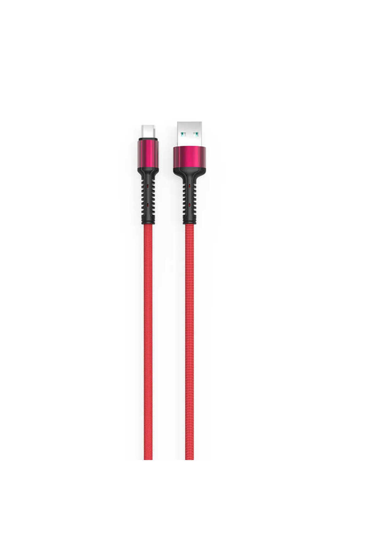 Kırmızı LS65 Micro Usb Kablo-BSAY Kırmızı