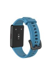 Huawei Band 6 Uyumlu KRD-47 Uyumlu BSAY Kordon-Yeşil Lacivert