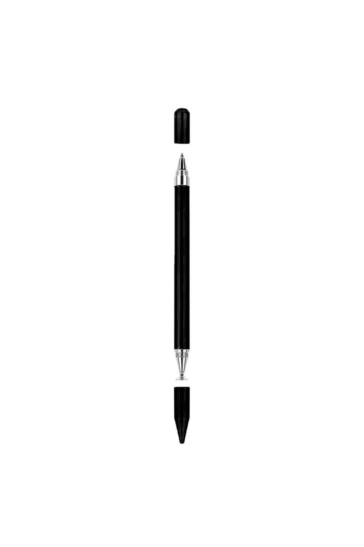 BSAY Pencil 13 Universal Dokunmatik Stylus Kalem-Siyah Siyah