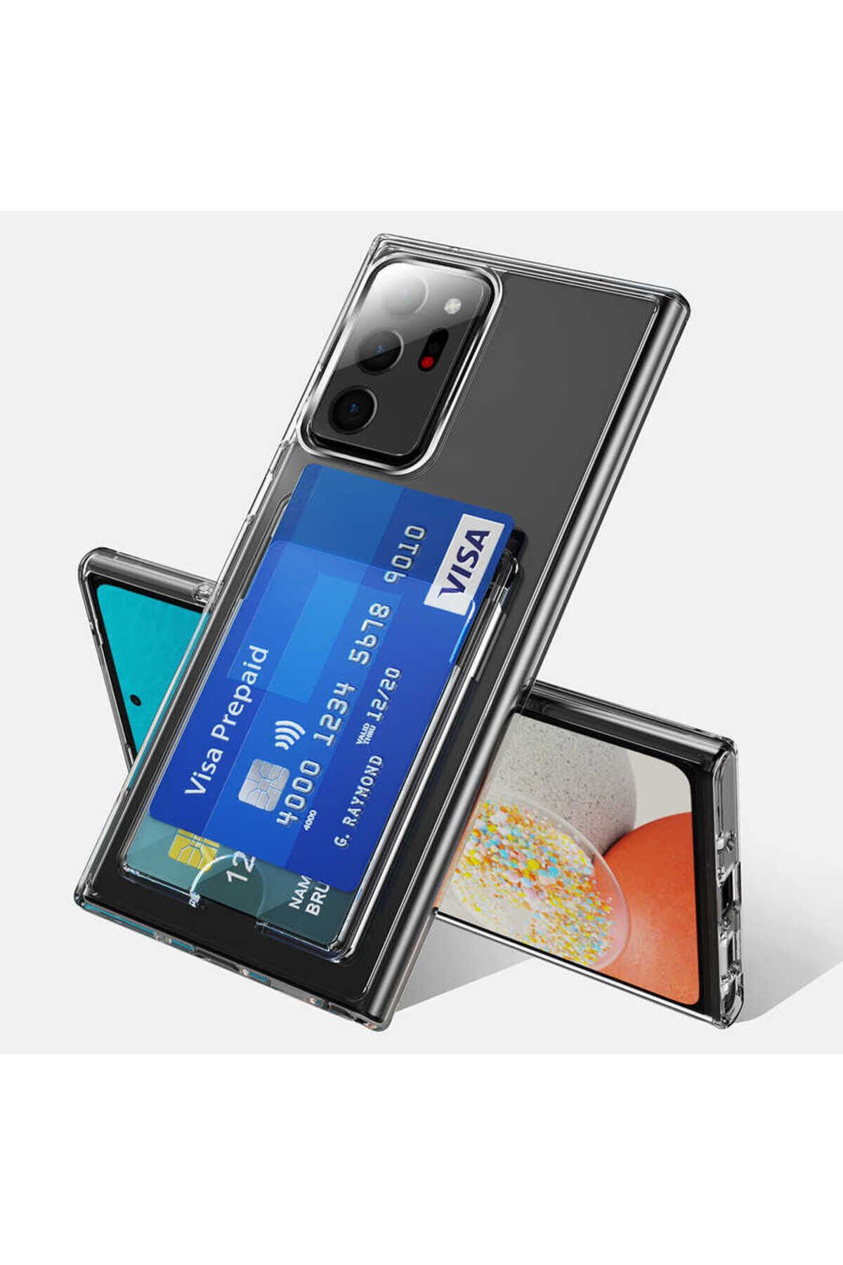 Galaxy Note 20 Ultra Uyumlu NXAR NSM-a Kılıf-Renksiz Renksiz