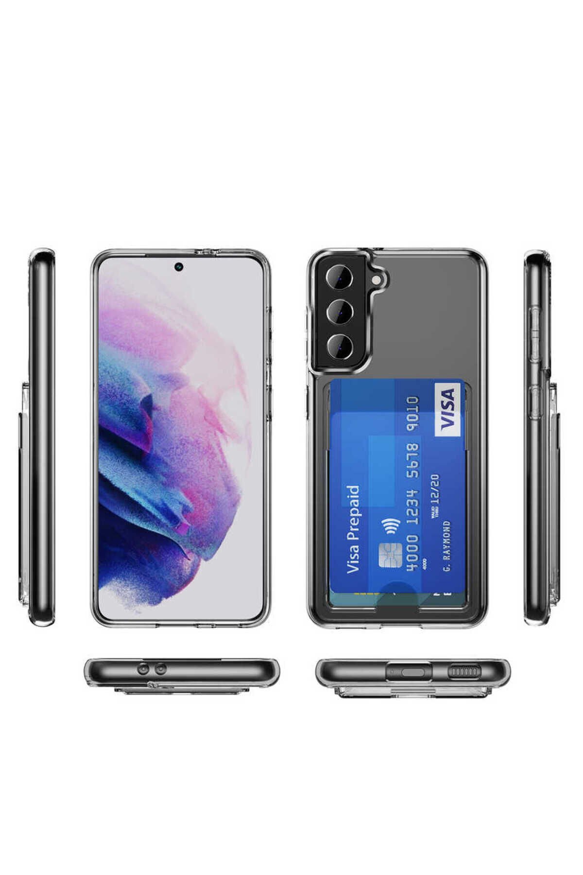 Galaxy S21 Plus Uyumlu NXAR NSM-a Kılıf-Renksiz Renksiz