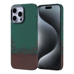 iPhone 15 Pro Max Kılıf M-safe Şarj Özellikli Karbon Fiber Görünümlü Zore Nekst Kılıf Siyah