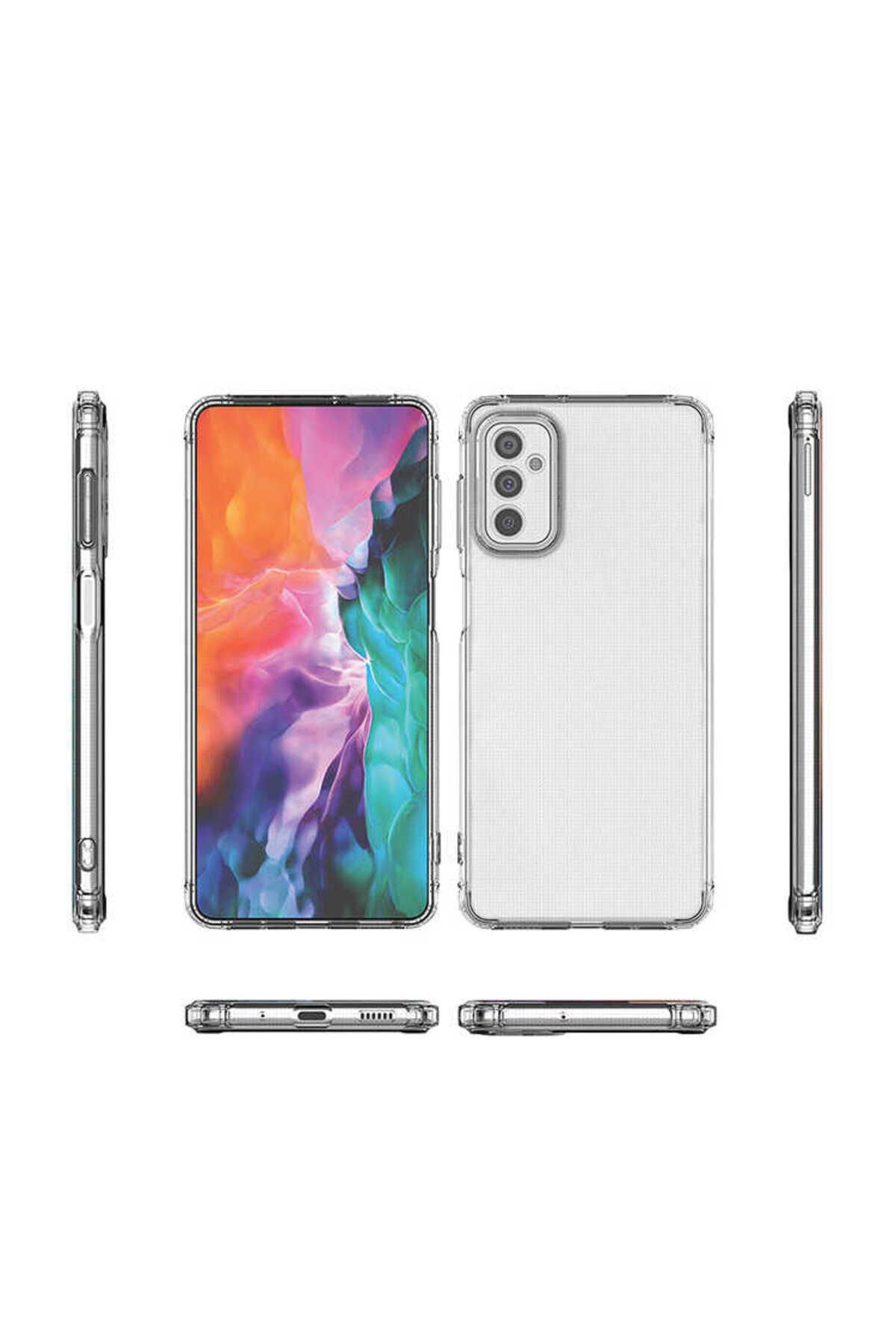 Galaxy A04S Kılıf BSAY 2mm Anti Shock Silikon - Renksiz Renksiz