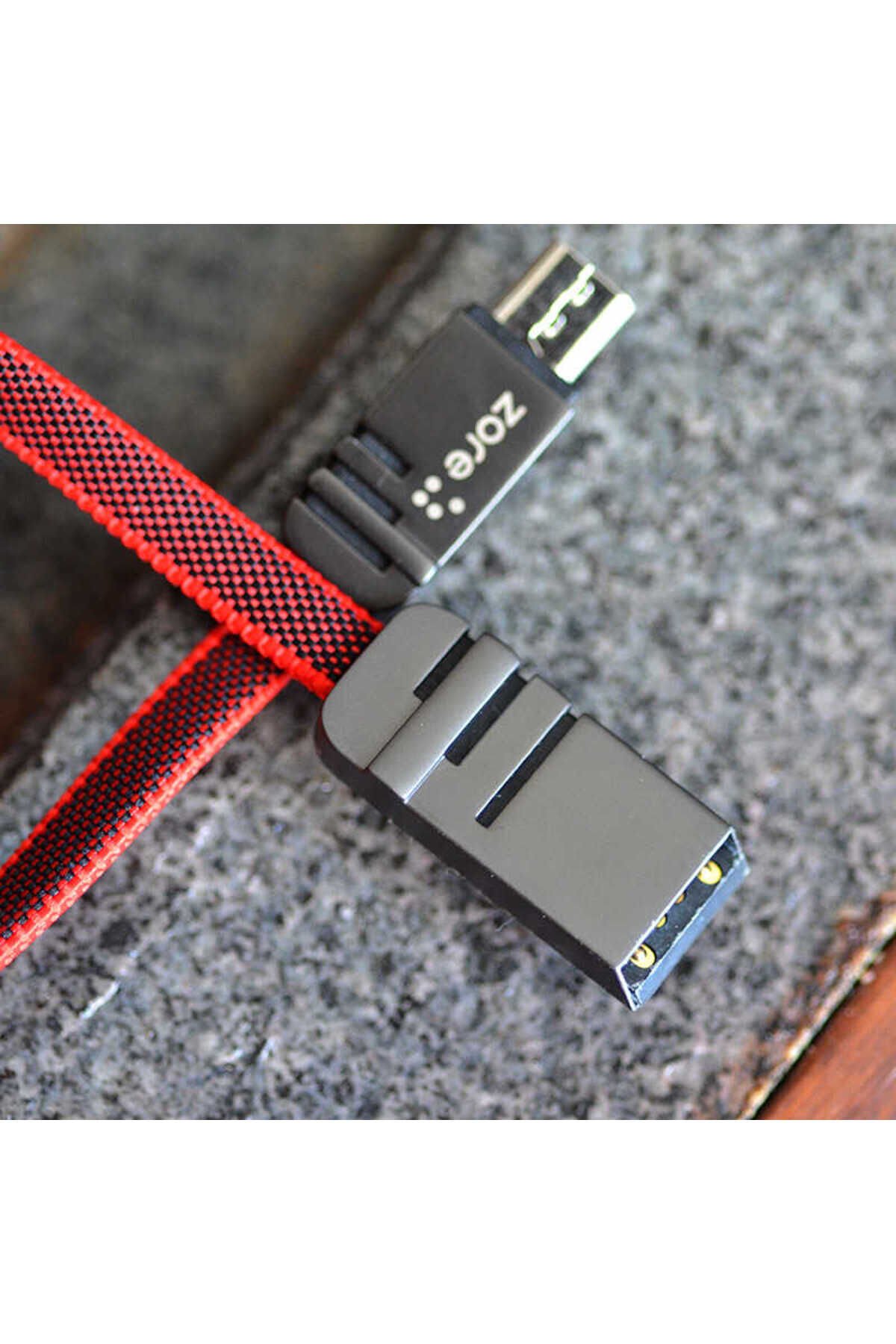 Kırmızı Mest Micro Usb Kablo 1M-BSAY Kırmızı