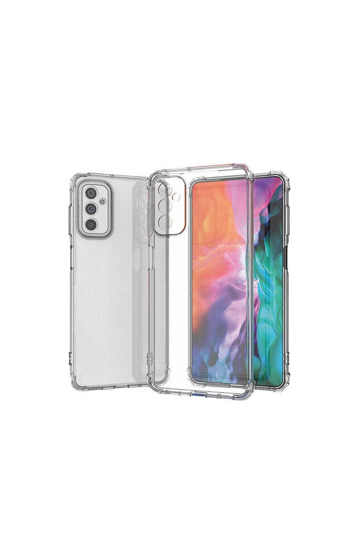 Galaxy A04S Kılıf BSAY 2mm Anti Shock Silikon - Renksiz Renksiz