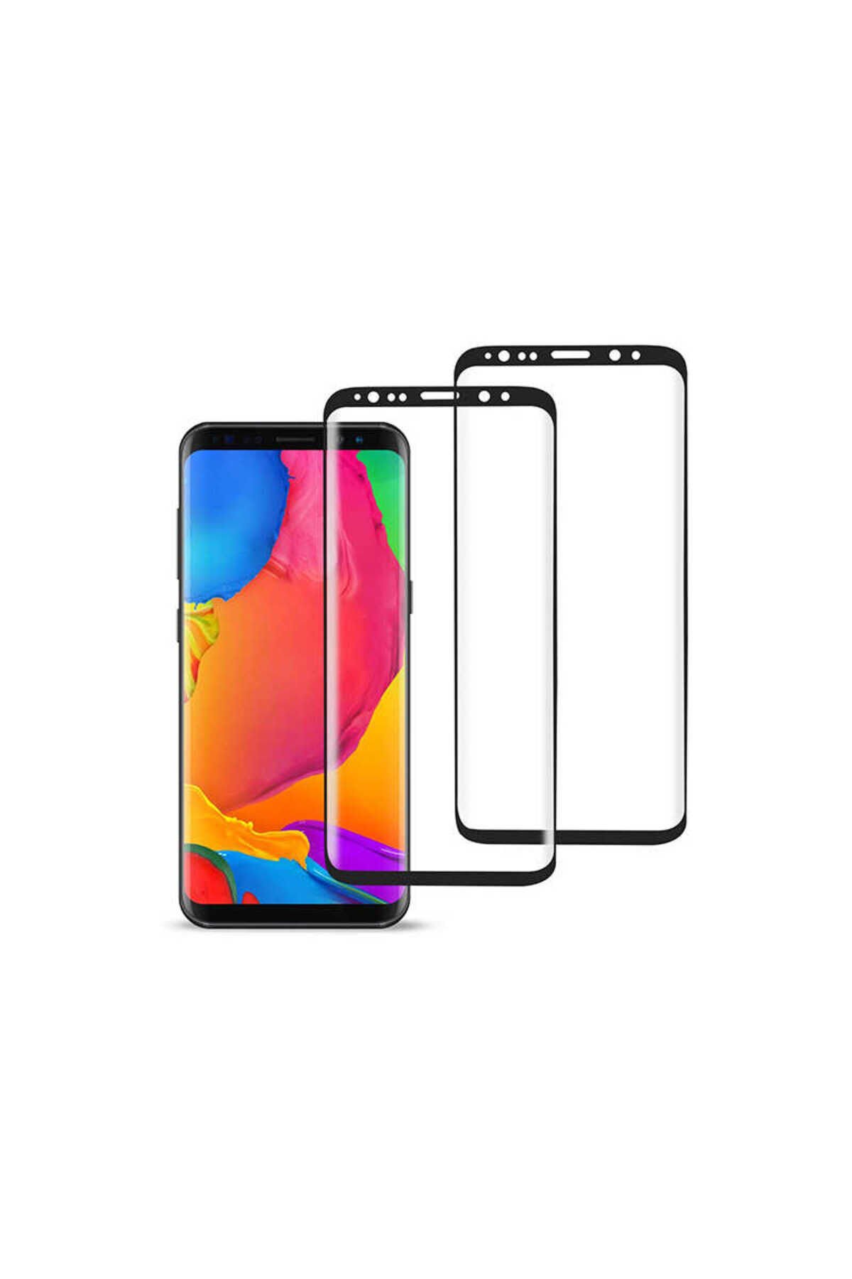 Galaxy S9 Plus Süper Pet Ekran Koruyucu Jelatin - Siyah
