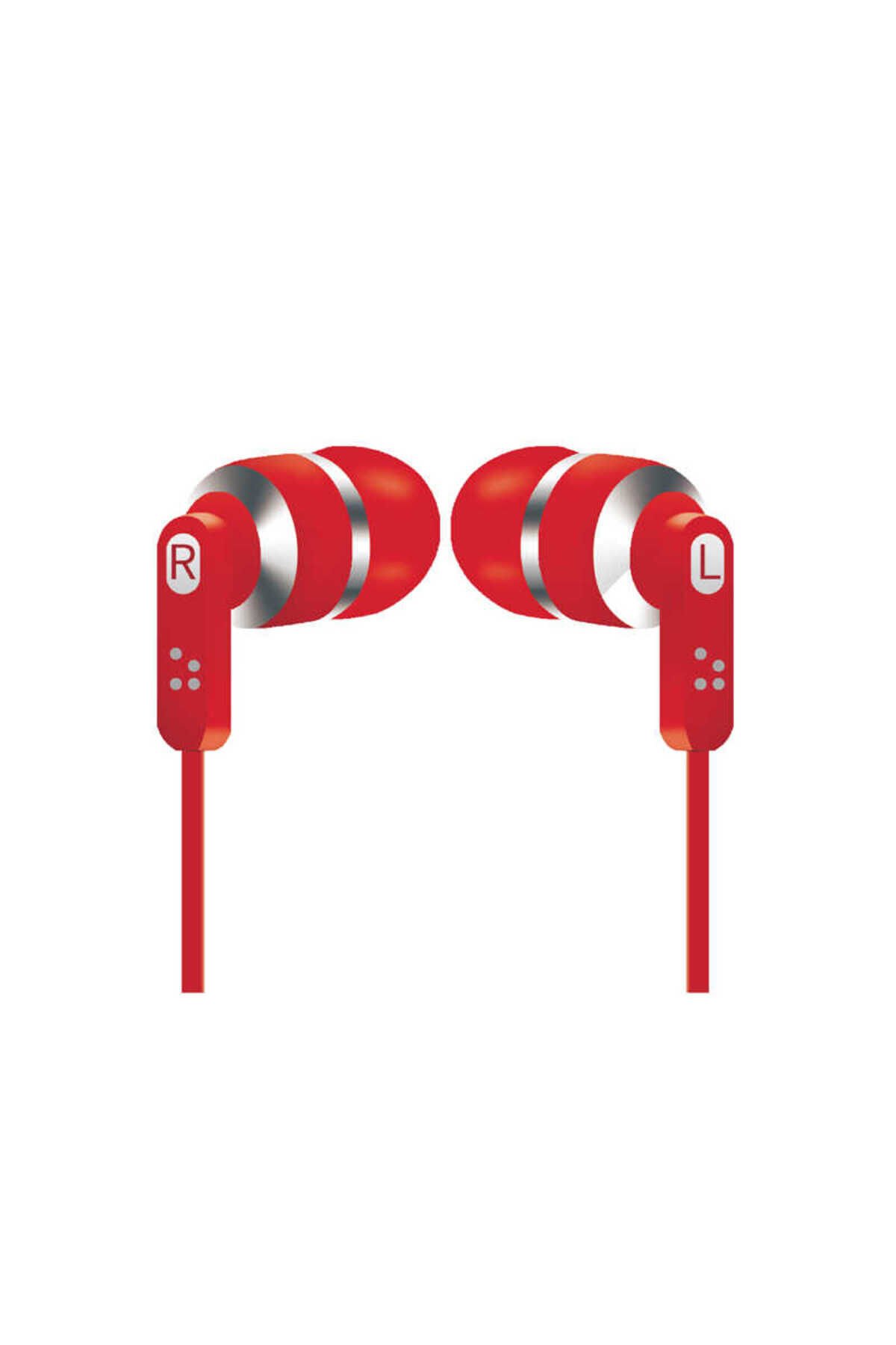 Zore ER02 3.5mm Kulaklık - Kırmızı Kırmızı