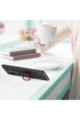 Poco F4 Kılıf BSAY Ravel Silikon Kapak - Siyah Siyah-Mavi