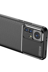 Mi 12T Pro Kılıf BSAY Negro Silikon Kapak - Siyah Siyah