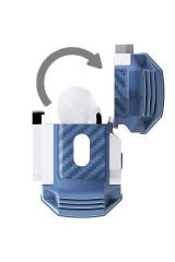 Air-Pods 3. Nesil BSAY Airbag 35 Darbelere Karşı Dayanıklı Düğmeli Kılıf-Kırmızı Kırmızı