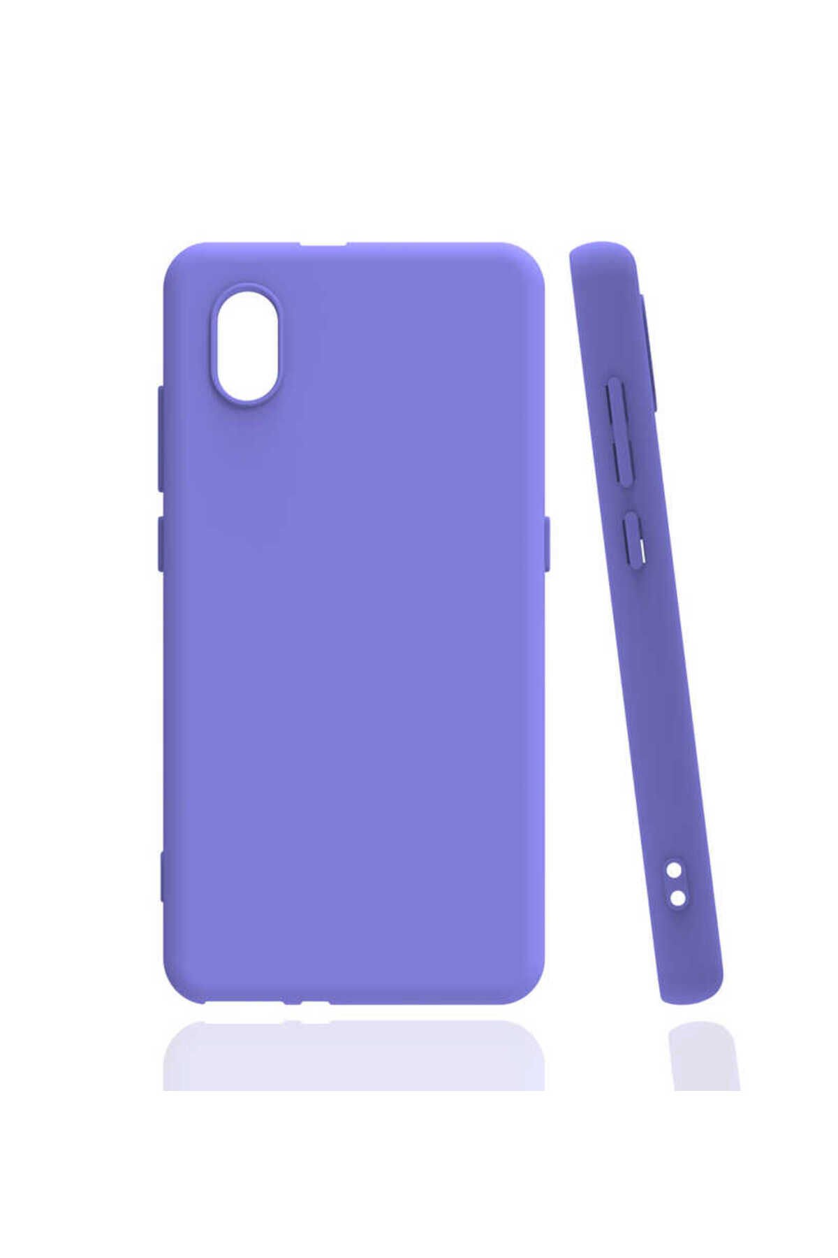 TCL L7 Kılıf BSAY Biye Silikon - Lacivert Lila