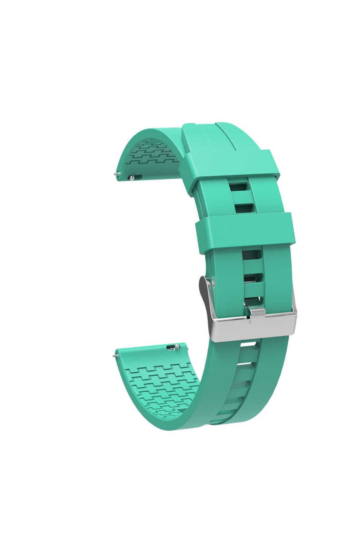 Galaxy Watch 42mm KRD-23 20mm Uyumlu BSAY Kordon-Lacivert Turkuaz