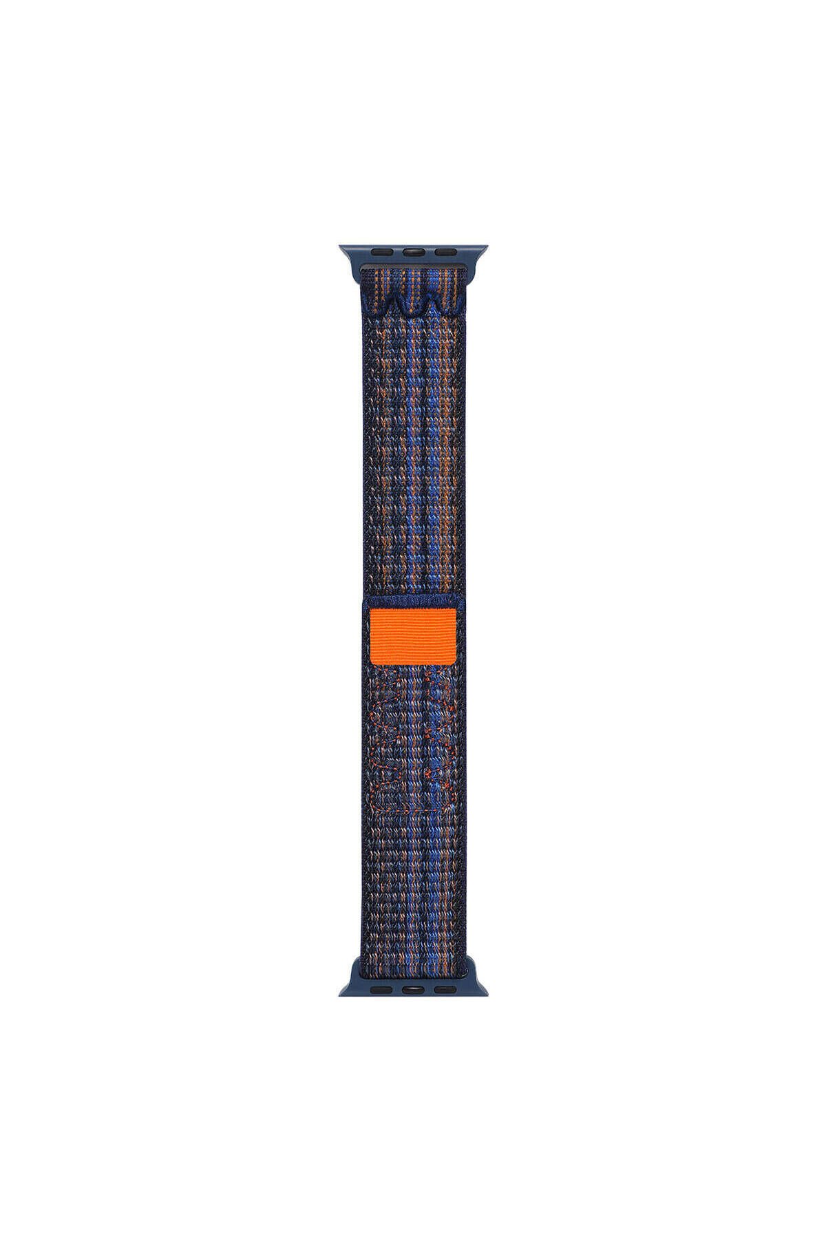 Watch 40mm Uyumlu KRD-91 Hasır Kordon Strap Kayış BSAY- Siyah Mavi
