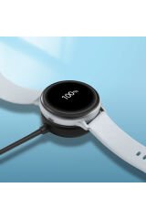 Siyah Galaxy Watch 5 44mm Type-C Akıllı Saat Şarj Kablosu-BSAY Siyah