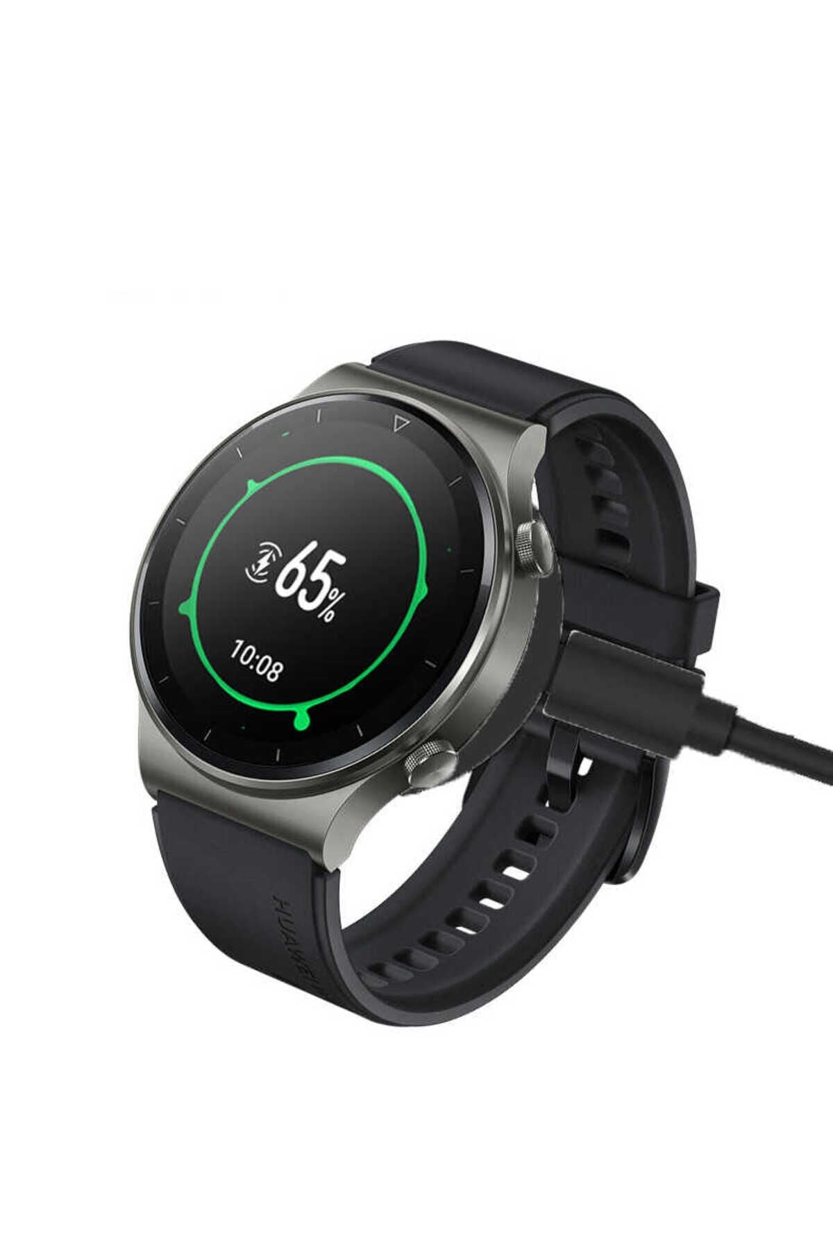 Siyah Huawei Watch 3 Usb Şarj Kablosu-BSAY Siyah