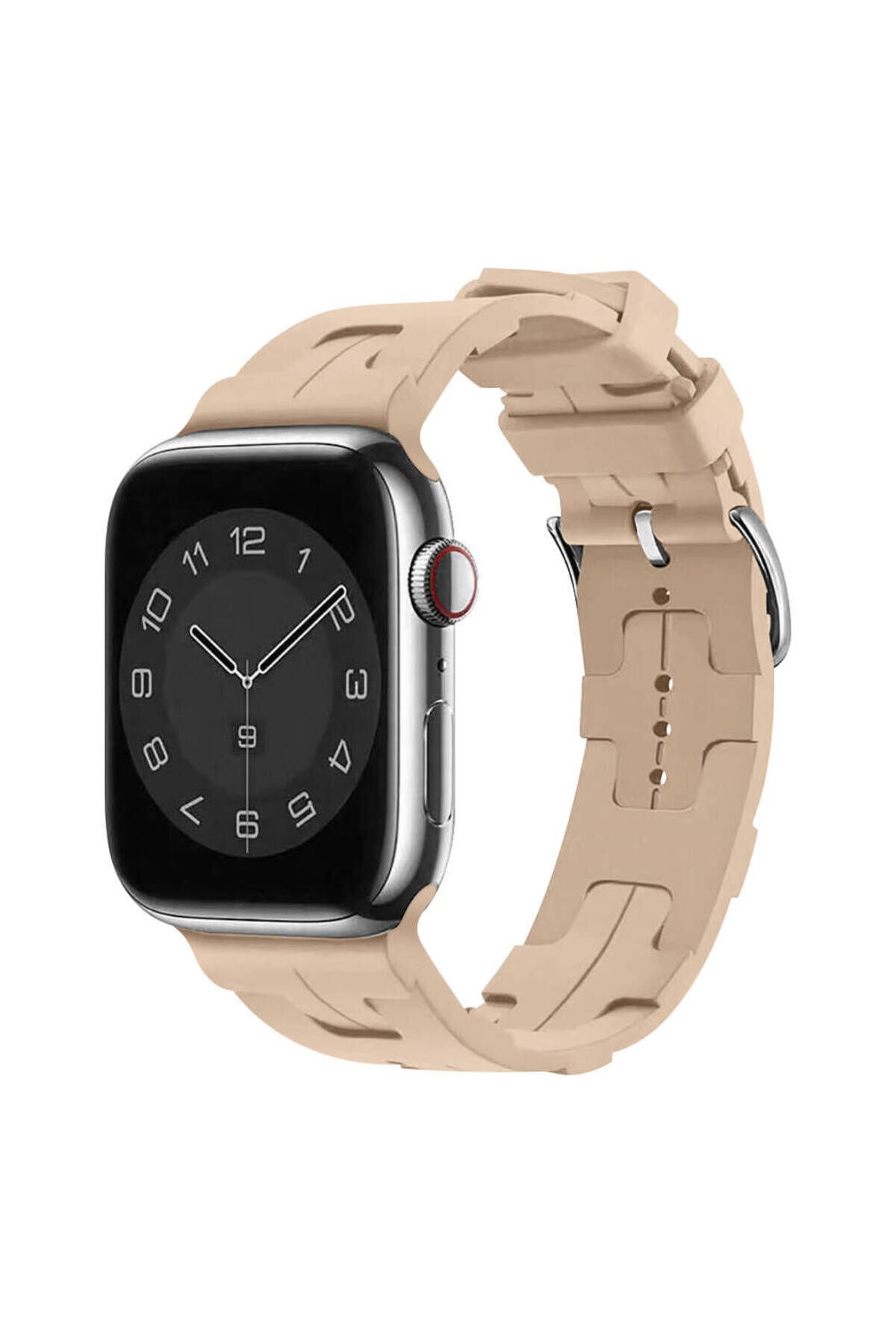 Watch 38mm KRD-92 Uyumlu BSAY Kordon-Siyah Beyaz