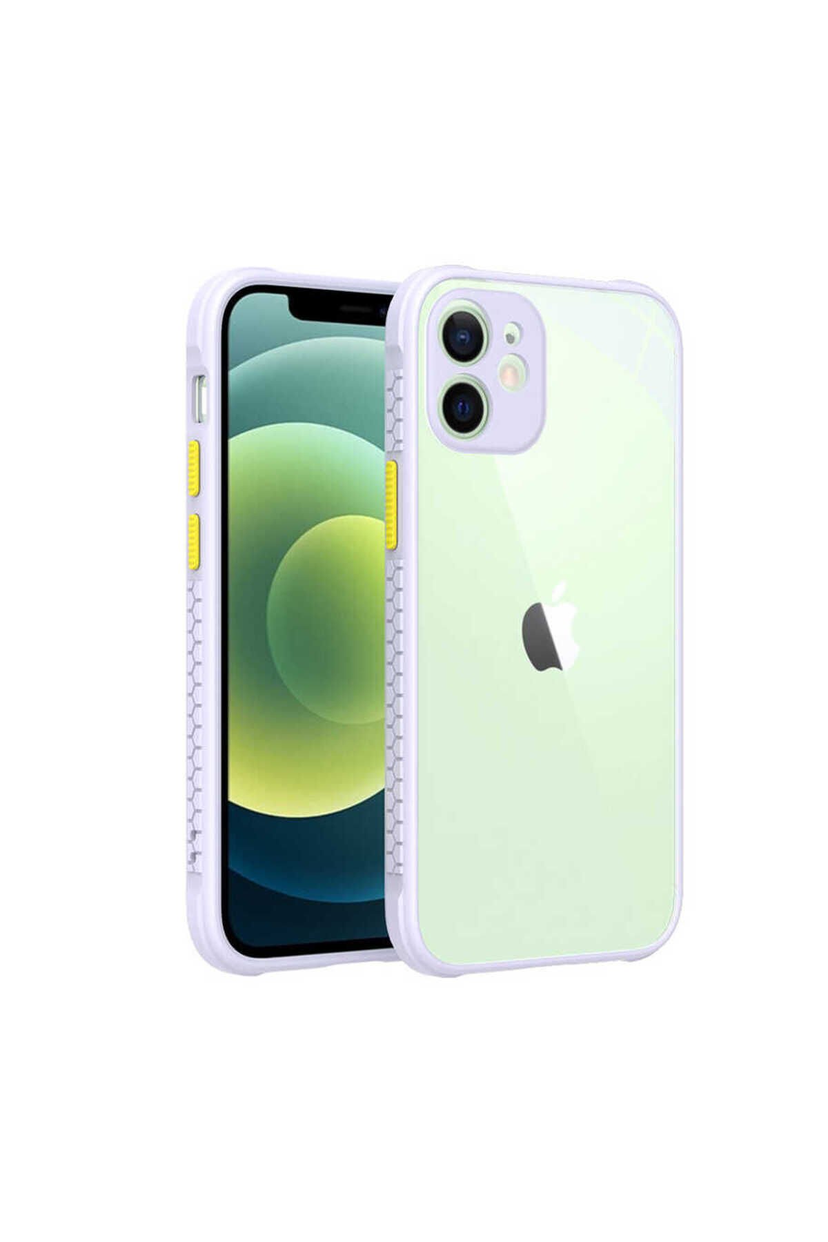 iPhone 12 Uyumlu BSAY Kaff Kılıf-Mor