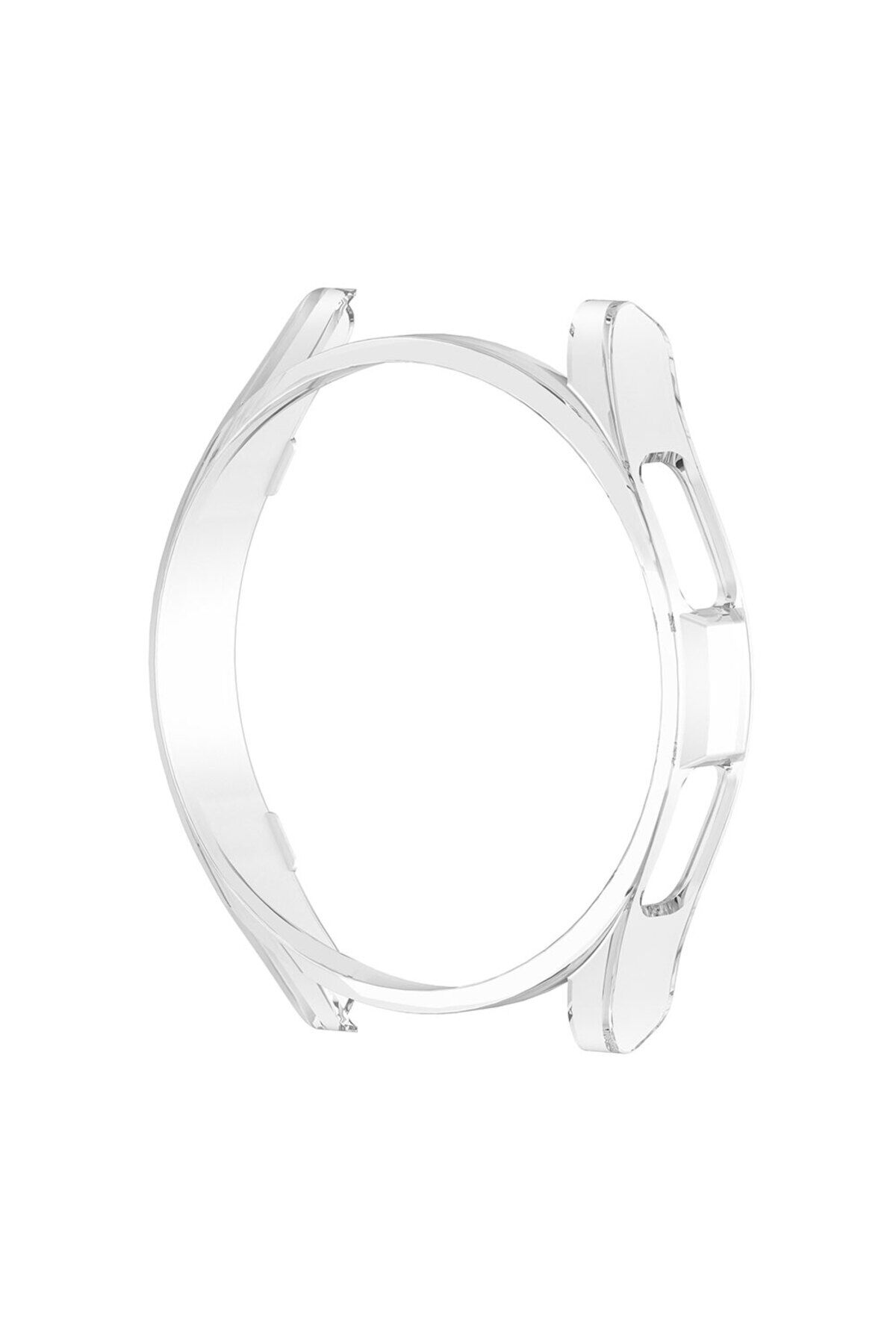 Galaxy Watch 6 Classic 43mm Sert PC Kasa Koruyucu BSAY Watch Gard 28 - Renksiz Şeffaf