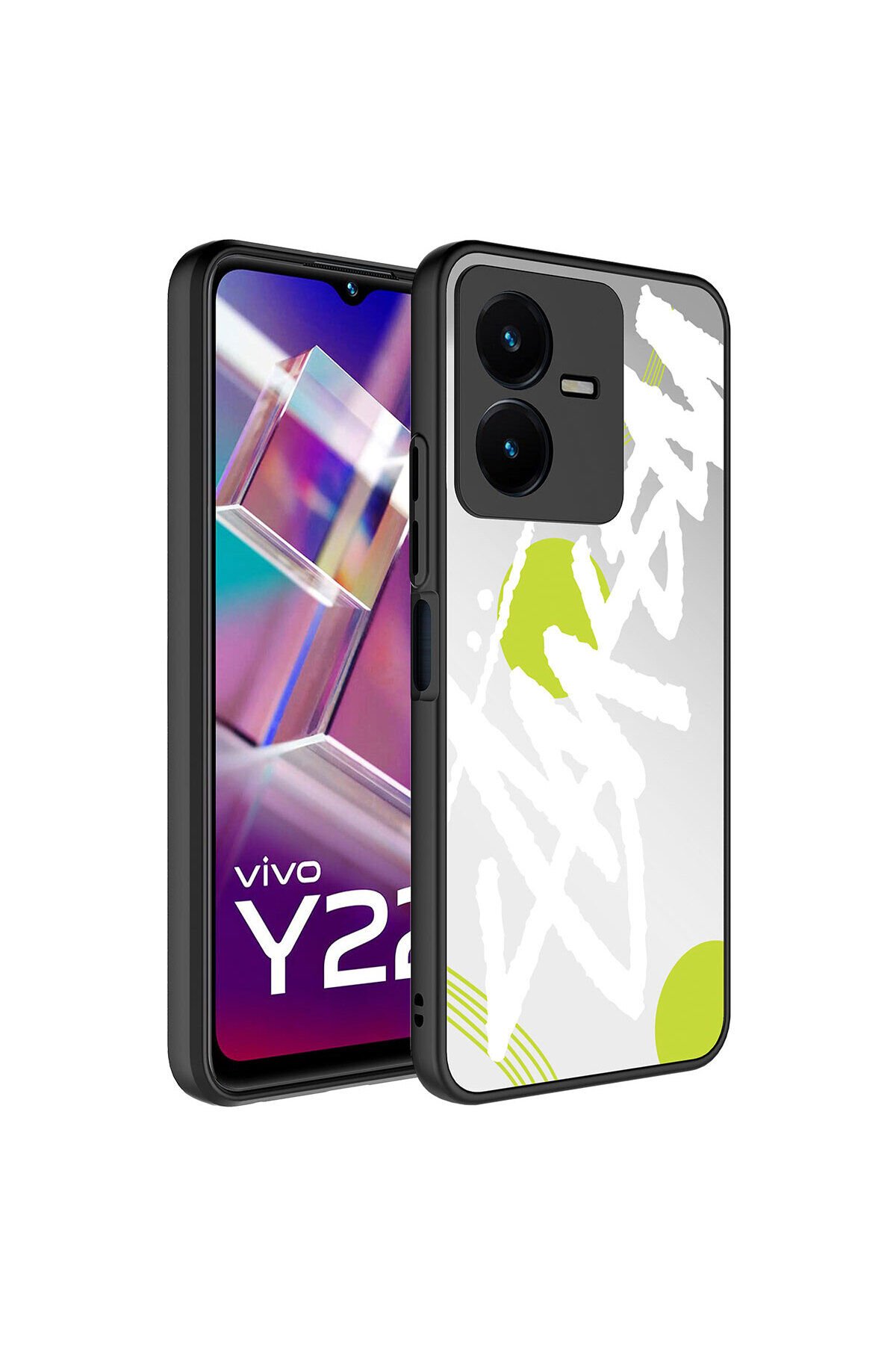 Vivo Y35 Kılıf Aynalı Desenli Kamera Korumalı Parlak BSAY Mirror Kapak - Süper Anne Yazı