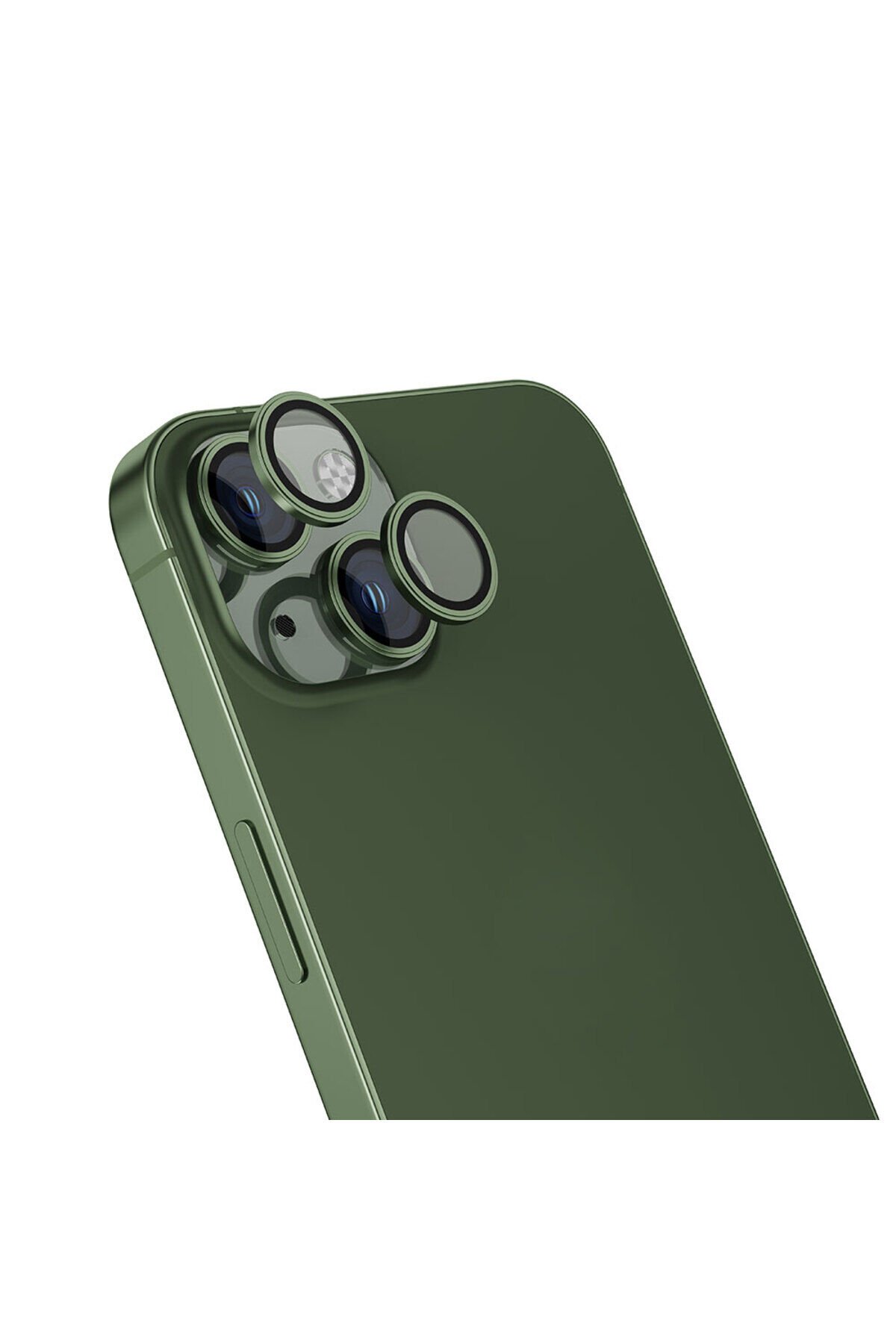 iPhone 15 Plus Uyumlu BSAY CL-13 Kamera Koruyucu-Yeşil