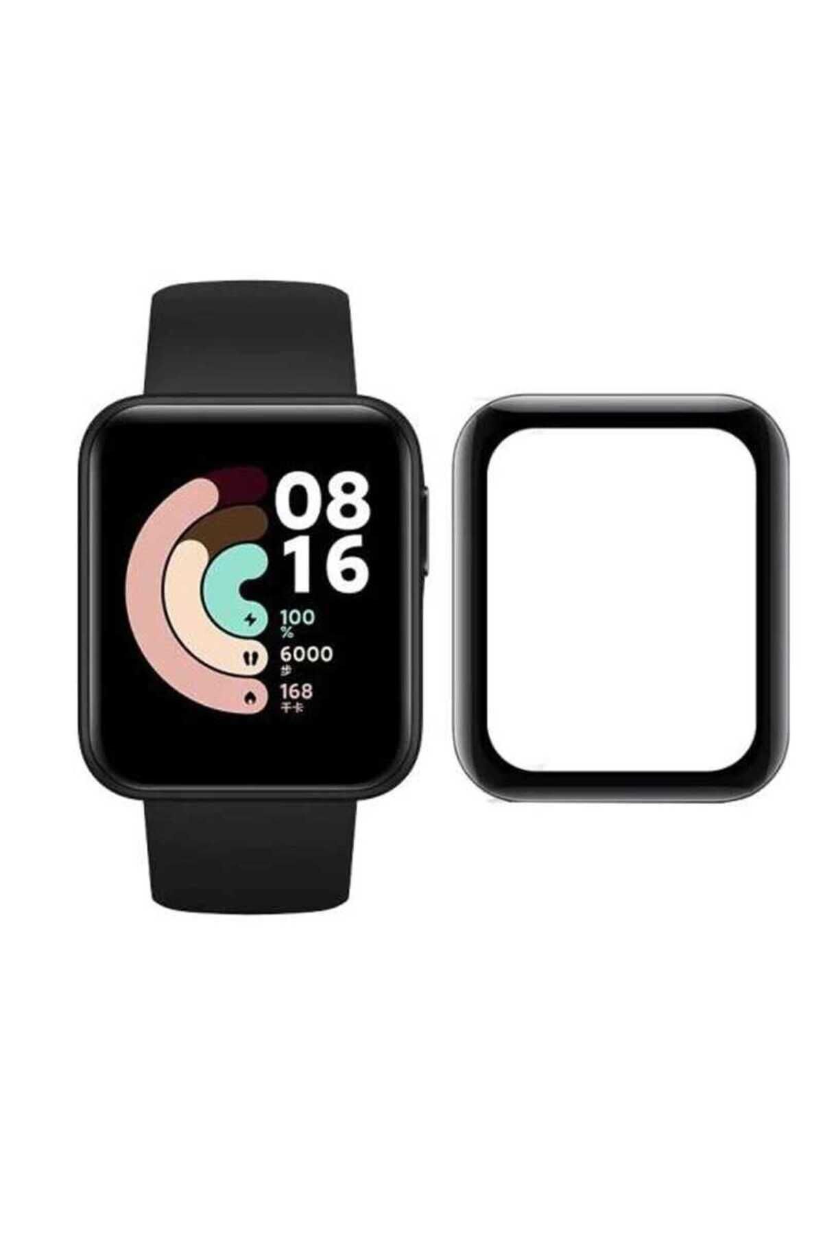 Redmi Watch 3 Active BSAY PMMA Pet Saat Ekran Koruyucu - Siyah Siyah