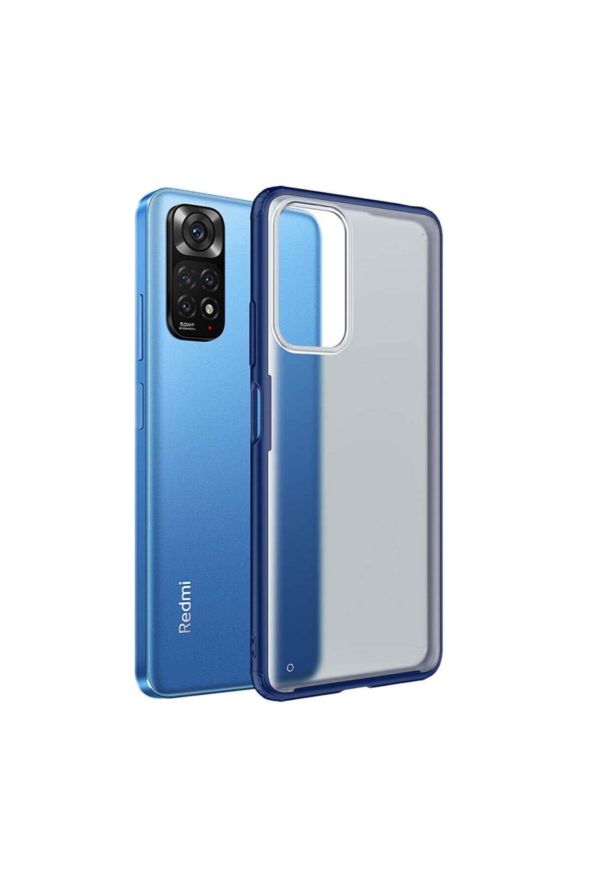 Redmi Note 11S Global Kılıf BSAY Volks Kapak - Lacivert Siyah