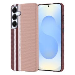 Galaxy S25 Plus Kılıf M-safe Şarj Özellikli Karbon Fiber Görünümlü Zore Nekst Kılıf