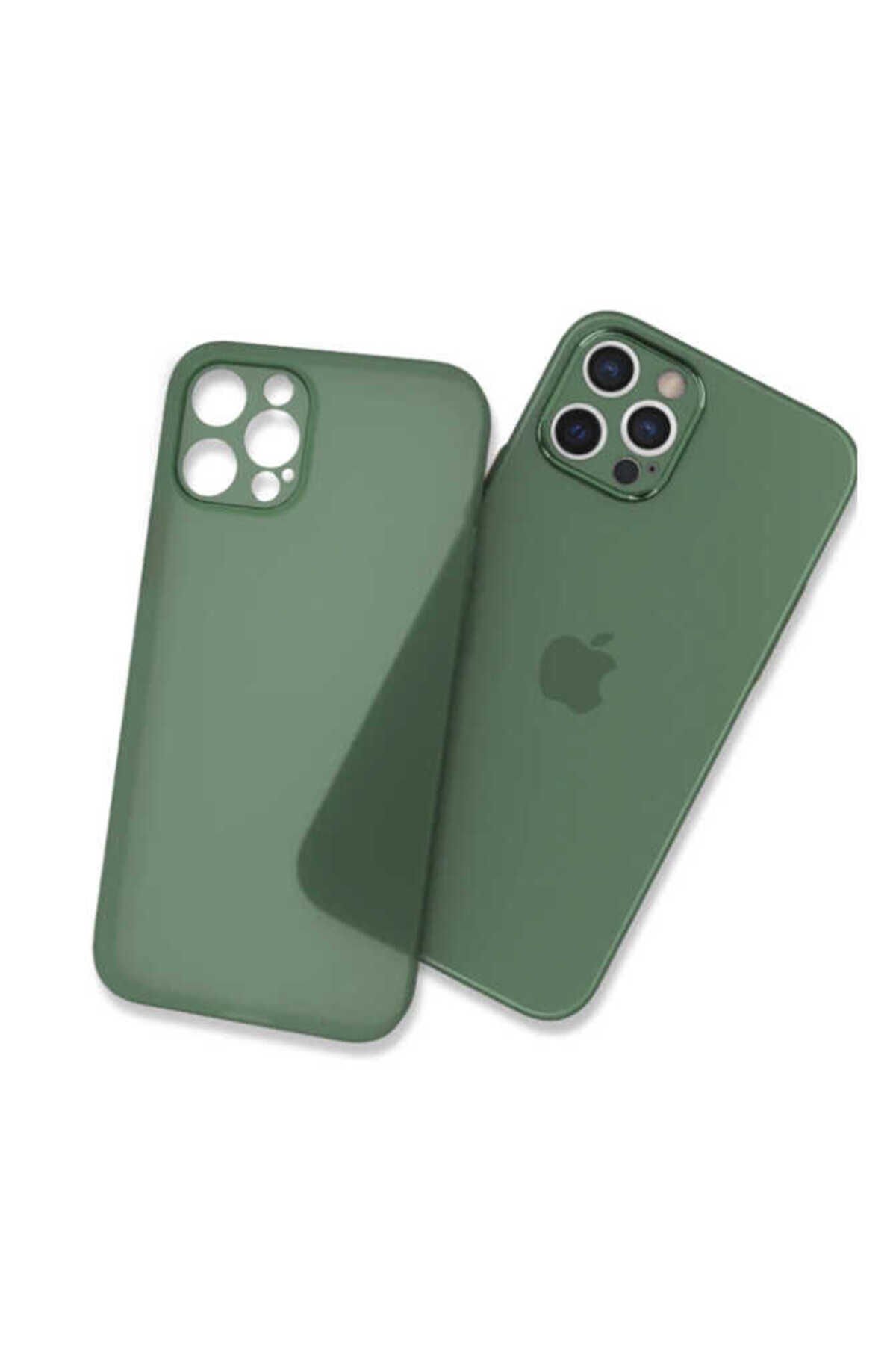 iPhone 12 Pro Max Uyumlu BSAY Tiny Kılıf-Yeşil