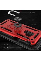 Galaxy S9 Kılıf BSAY Vega Kapak - Gri Gold