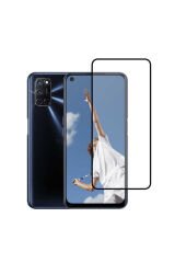 A52 Zore Kenarları Kırılmaya Dayanıklı Cam Ekran Koruyucu - Siyah