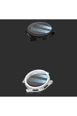 Galaxy Watch 6 Classic 43mm Sert PC Kasa ve Ekran Koruyucu SBT Watch Gard 29 - Beyaz Beyaz