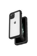 iPhone 12 Pro Uyumlu BSAY 1-1 Su Geçirmez Kılıf-Siyah Siyah