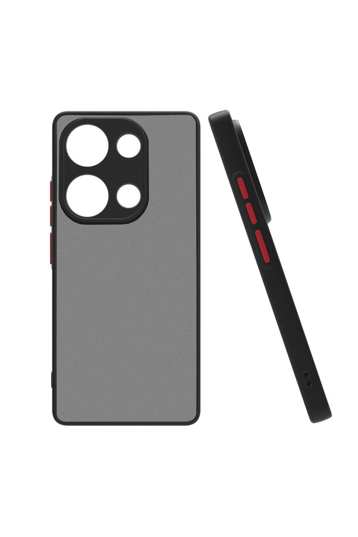 Redmi Note 13 Pro 4G Kılıf NXAR Hux Kapak-Siyah Siyah