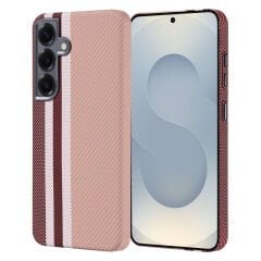 Galaxy S25 Kılıf M-safe Şarj Özellikli Karbon Fiber Görünümlü Zore Nekst Kılıf