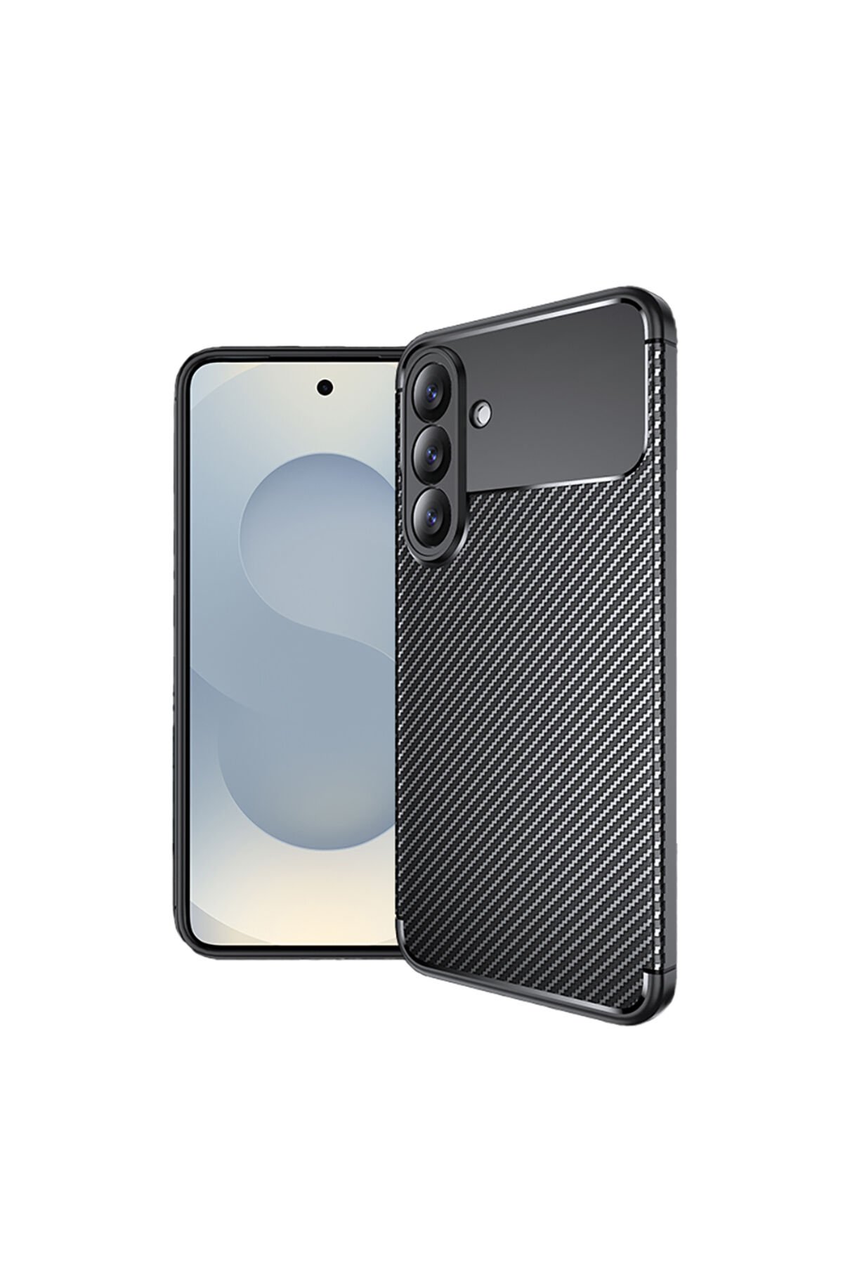 Galaxy S26 Kılıf BSAY Negro Silikon Kapak - Siyah
