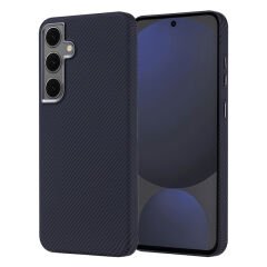 Galaxy S24 FE Kılıf M-safe Şarj Özellikli Karbon Fiber Görünümlü Zore Nekst Kılıf