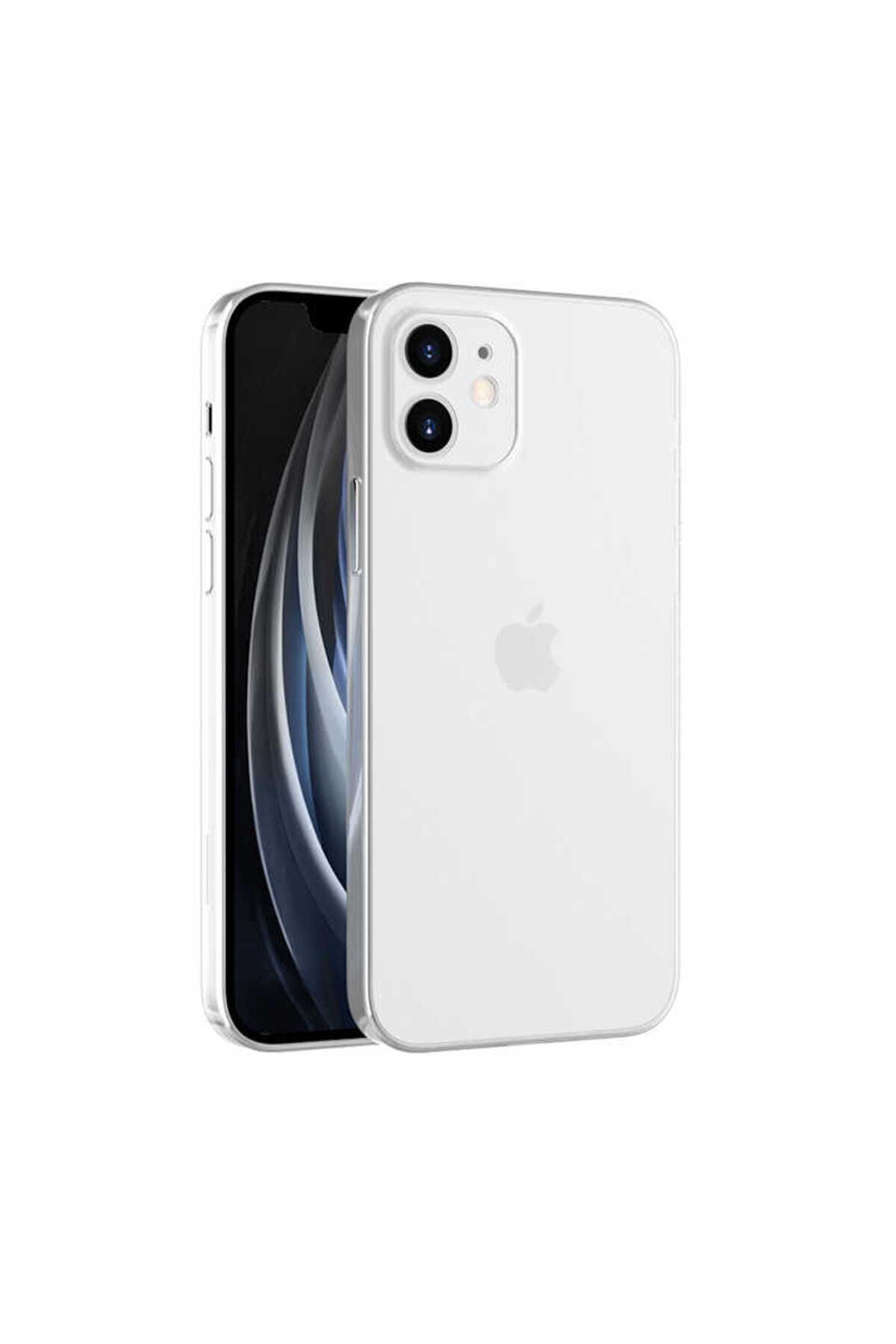 iPhone 12 Uyumlu BSAY Blok Kılıf-Renksiz