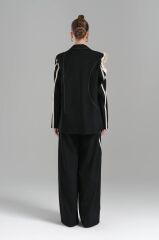 Özel Tasarım Pantolon Ceket Takım Siyah - S