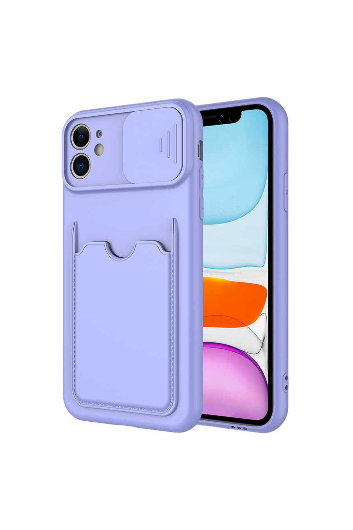 iPhone 11 Uyumlu BSAY Kartix Kılıf-Lila