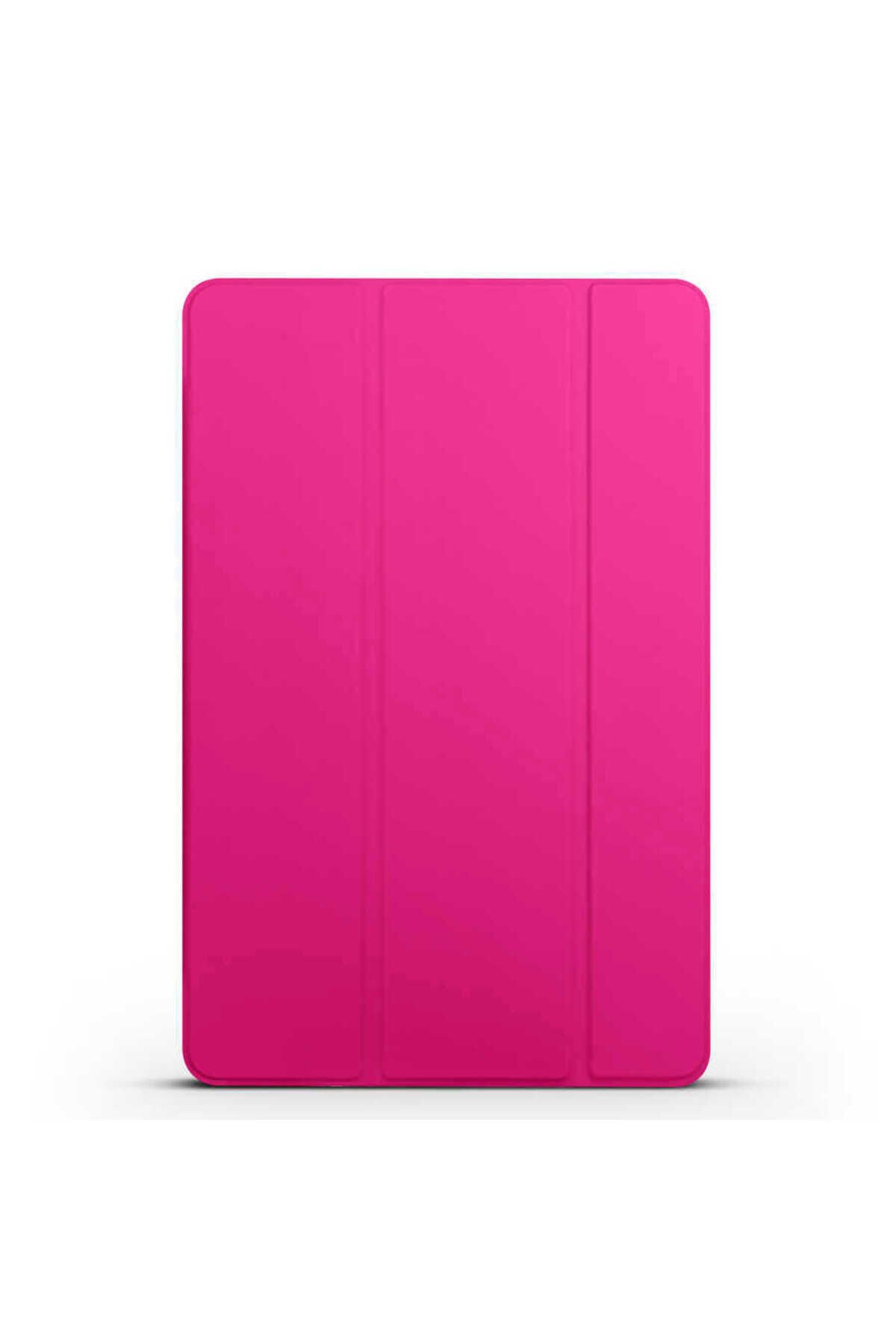 Mi Pad 5 BSAY Smart Cover Standlı 1-1 Kılıf - Mavi Pembe